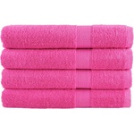 vidaXL Премиум кърпи SOLUND 4 бр розови 100x200 см 600 gsm (137534)