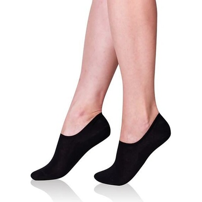Bellinda BAMBUS SNEAKER SOCKS 5x dámske ponožky invisible 5 ks BE491068 čierna