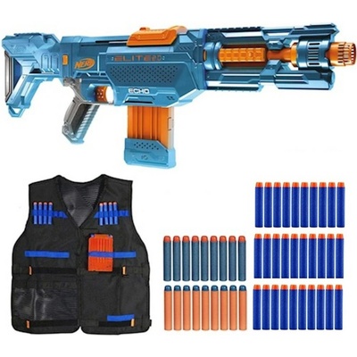 Nerf Elite 2.0 Echo CS-10 4v1 E9533 + vesta + 30 šípů měkká hlava – Hledejceny.cz