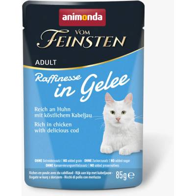animonda Vom Feinsten Adult Raffinesse v želé bohaté na kuřecí s treskou 24 x 85 g