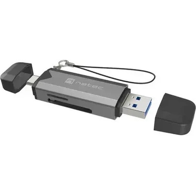 NATEC Аксесоар, Natec Scarab 3 USB-C/USB-A 3.2 Gen. 1 SD/Micro SD Card reader (NCZ-2262)