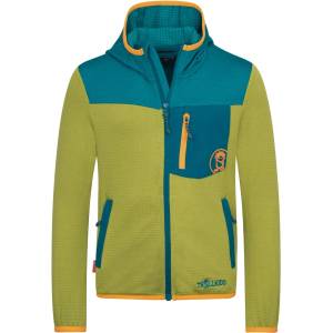 TROLLKIDS Детско поларено яке Trollkids Kid's Holmedal Jacket Fleece jacket - Pear Green / Lagoon Green - размер 122 (EU) (703-6747-0216)