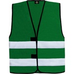 Korntex kw hi-vis aarhus02 / Детска светлоотразителна функционална жилетка - зелена s (76kw0203301)