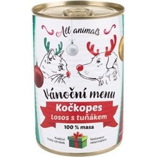 ALL ANIMALS Vianočná edícia losos s tuniakom 400 g