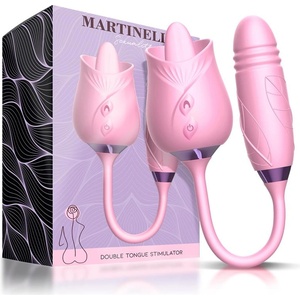 MARTINELLA Двоен розов стимулатор за клитор и вибриращо яйце Martinella