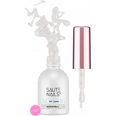 SAUTE NAILS Hybridní lak S346 Eggshell 8ml šedý eggshell HEMA FREE