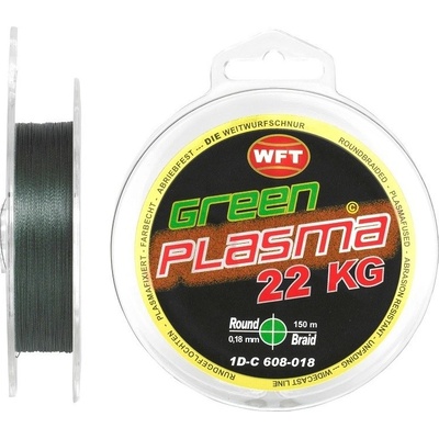 WFT KG PLASMA ROUND green 150m 0,18mm 22kg