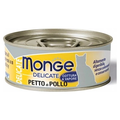 MONGE Delicate Cat kuracie prsia 80 g