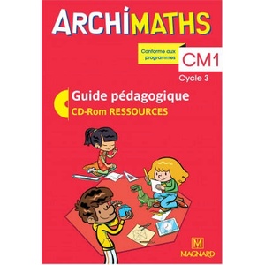 Archimaths CM1 - Banque de ressources sur CD-Rom avec guide pédagogique papier (ISBN: 9782210504233)