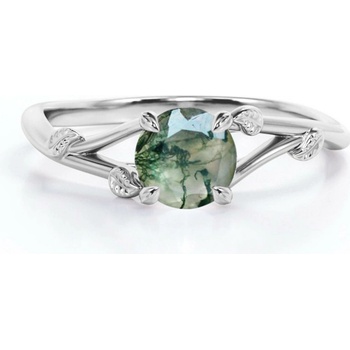 Olivie Strieborný prsteň 7025