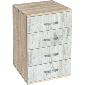 Bogdan Furniture G Скрин с четири чекмеджета Мебели Богдан модел bm-ava500, кристал със сонома - bogdanmebel