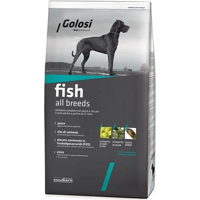 Zoodiaco Golosi Dog Fish All Breeds mořské ryby s rýží 12 kg