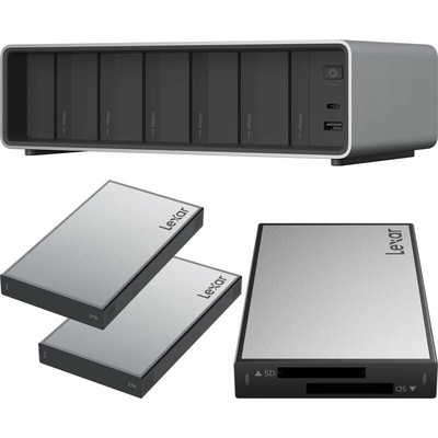Lexar Professional Workflow Pro with Thunderbolt4 uplink I with Dual SD reader and 2x2TB, F800/720/2x502T-2TB