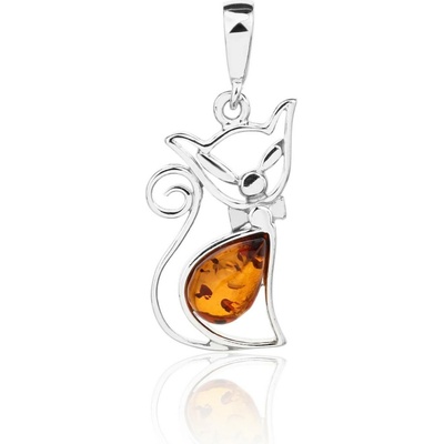 Šperky Jan Kos Jan Kos jewellery Stříbrný přívěsek s jantarem MHT 5829 SA00