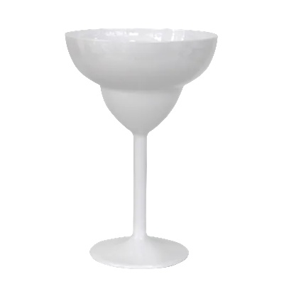 RK-PREMIUM WHITE-Чаша MARGARITA поликарбонат 350ml. Ø11.8xh17.5cm БЯЛА (PM. M30) - 1бр (0151652)