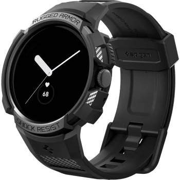 Spigen Rugged Armor Pro, black - Google Pixel Watch/Watch 2 (ACS04800)