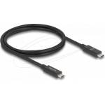 Delock Кабел E-Marker USB-C, 80 Gbps, 16K 60 Hz, PD 3.1 240 W, 1 m, черен (DELOCK-81211) - cybertrade