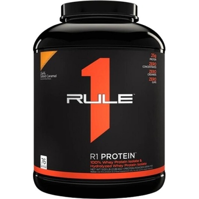 Rule 1 R1 Protein | 100% Whey Isolate & Whey Hydrolysate [ 2196-2280 грама] Солен карамел