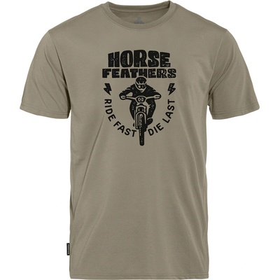 Horsefeathers Функционална тениска Full Send - taupe Horsefeathers | Bezhov | МЪЖЕ | L