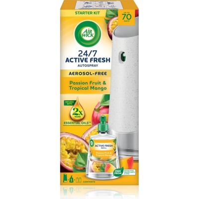 Air Wick Active Fresh Passion Fruit & Tropical Mango автоматичен освежител за въздух с пълнител 228 кг