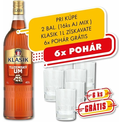 St. Nicolaus Klasik Tuzemský 40% 1 l (čistá fľaša)