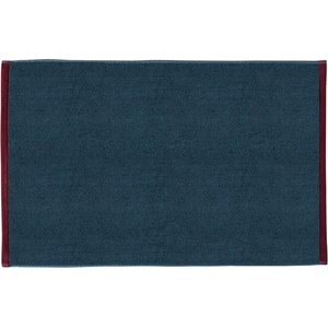 Mette Ditmer Denmark Тъмносин/сив килим за баня от органичен памук 50x80 cm Soft - Mette Ditmer Denmark (SOFBMB78)