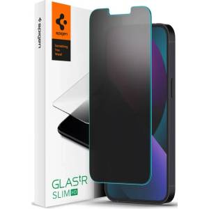 Spigen GLAS. TR SLIM закалено защитно стъкло с поверителност за iPhone 13 / 13 Pro (AGL03393)