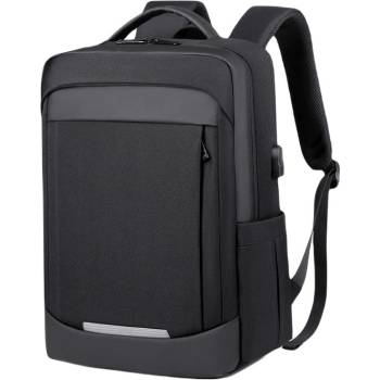 SUNRED раница за лаптоп, издръжлива, черна (Model_L)
