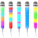 Karaoke Fenton KMD55W Karaoke mikrofon s RGB osvětlením bílá