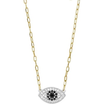 Fossil Дамско сребърно колие с хематит Fossil JFS00581998 (JFS00581998)