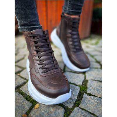 Chekich Мъжки спортни боти с връзки CH077 BT - Кафяви #366332 (366332_Тъмно кафяв)