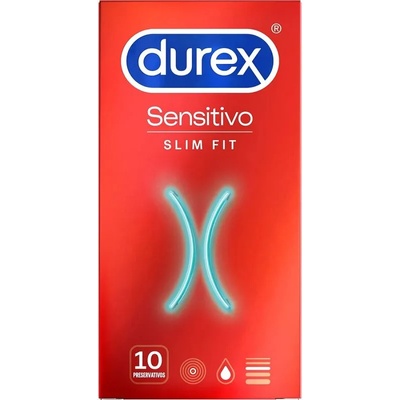 Durex - durex condoms Durex sensitivo slim fit 10 units