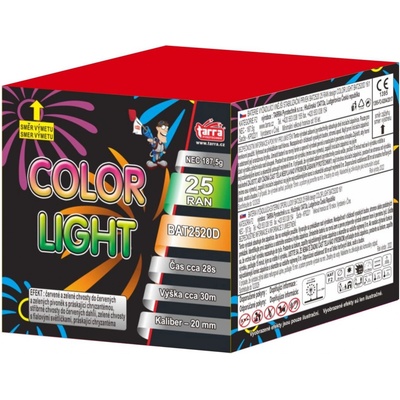 Baterie výmetlic color LIGHT 25 ran 16 1 Čína BAT2520D