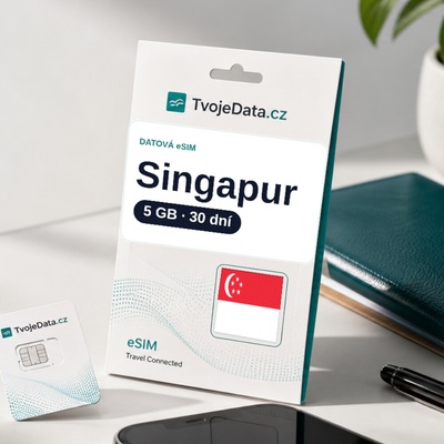 eSIM Singapur 5 GB / 29 dní - Singapur 040945