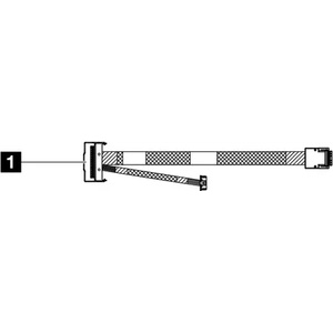 Lenovo Кабел, Lenovo ThinkSystem SR650 V3/SR655 V3 M. 2 RAID B540i-2i SATA/NVMe Cable Kit (4X97A93808)