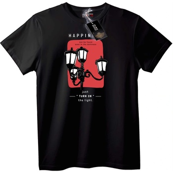 NOONEBRAND Тениска Щастие в Мрака - S, White