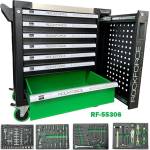 RockForce Количка за инструменти 172 части, 7 чекмеджета и странично отделение, 790x780x490 мм, RockForce RF-55306 (RF-55306)