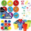 Pečiatky pre deti Kidea pečiatky 9ks mix vzorov C