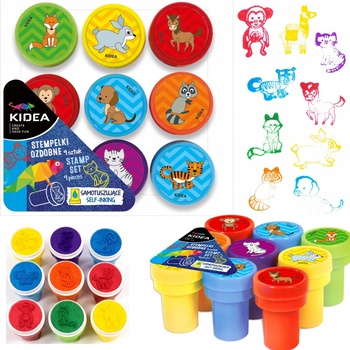 Kidea pečiatky 9ks mix vzorov C