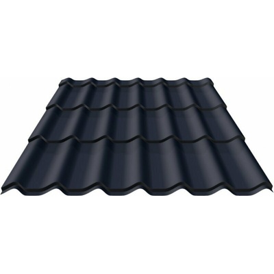 Blachotrapez Kingas Eco Plus 350 Pladur Wrinkle MAT Plus 1195 x 0,5 mm RAL 7016 antracitová šedá 1 m²