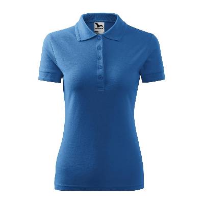 Malfini pique polo 210 / Дамска поло риза - лазурно синя xl (2101416)