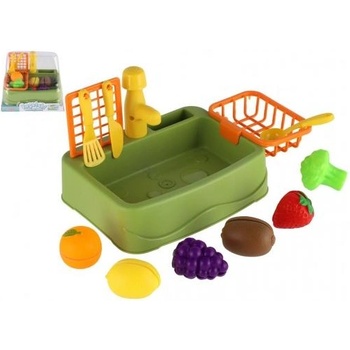 Teddies Пластмасова мивка за миене на съдове 18x12см с плодове в блистер