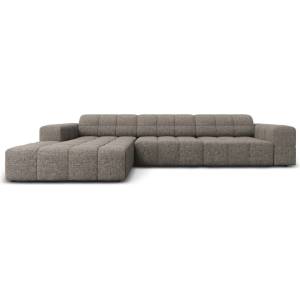 Cosmopolitan Design Тъмносив ъглов диван (ляв ъгъл) Chicago - Cosmopolitan Design (COS_LC_140_F1_CHICAGO6)