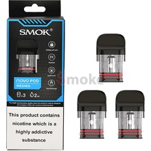 Smok Novo POD Clear Meshed cartridge 0,8 ohm 3 ks