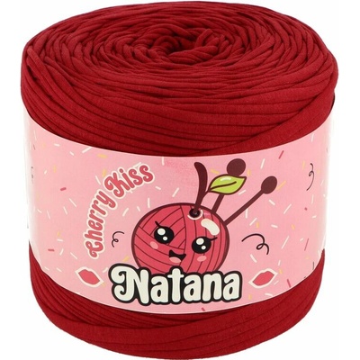 Natana Kiss tričkovina tmavo červená 002