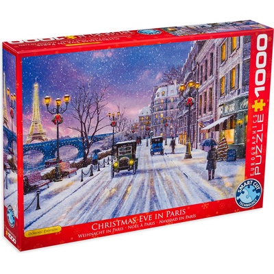 EUROGRAPHICS Пъзел Eurographics от 1000 части - Коледна вечер в Париж, Доминик Дейвисън (EG60000785)