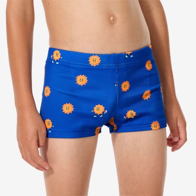 Decathlon Chlapčenské boxerkové plavky Fiti Sunny modré