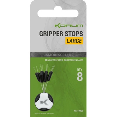 Korum Smokescreen Gripper Stops Veľký zarážka 8ks