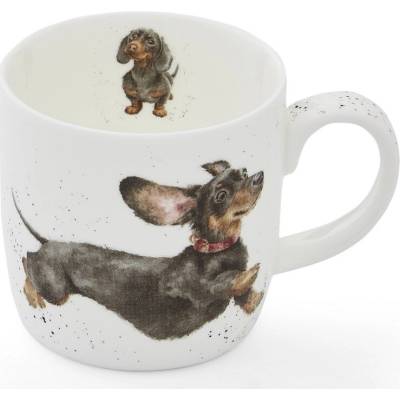 Wrendale porcelánový hrnek That Friday Feeling s jezevčíkem 310 ml