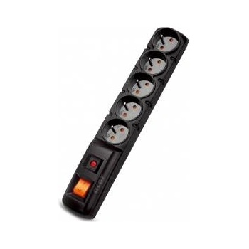 HSK Data Power strip Acar F5 anti-surge 5 sockets 1.5m black straight plug (W0104)